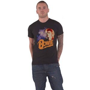 David Bowie Unisex Adult Retro T-Shirt / Black
